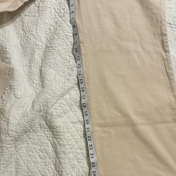 J. Crew Beige Corduroy Pants Lizzie Wide Leg NWT - Picture 11 of 11